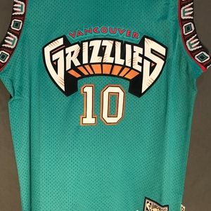 Mike Bibby Grizzlies Stitched Jersey NWT